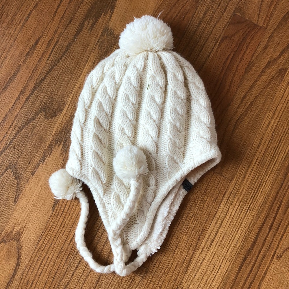 North Face white hat